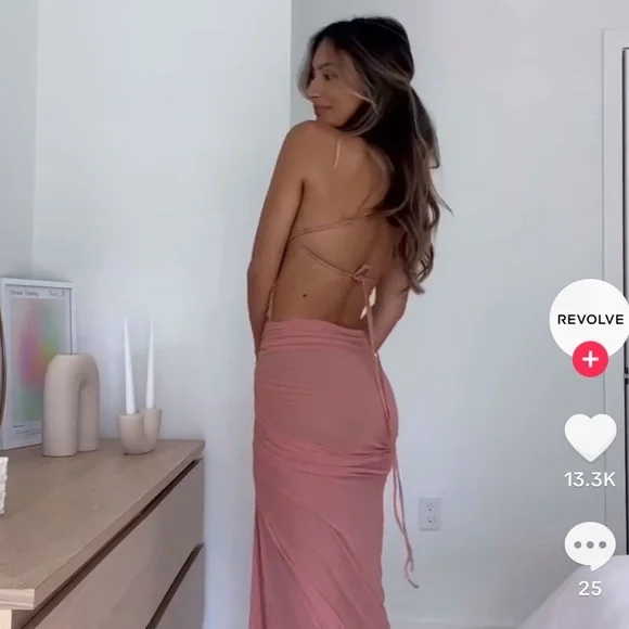 Michael Costello x REVOLVE Follie Gown in Mauve - Picture 8 of 17